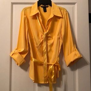 Bright Yellow blouse ready for Spring